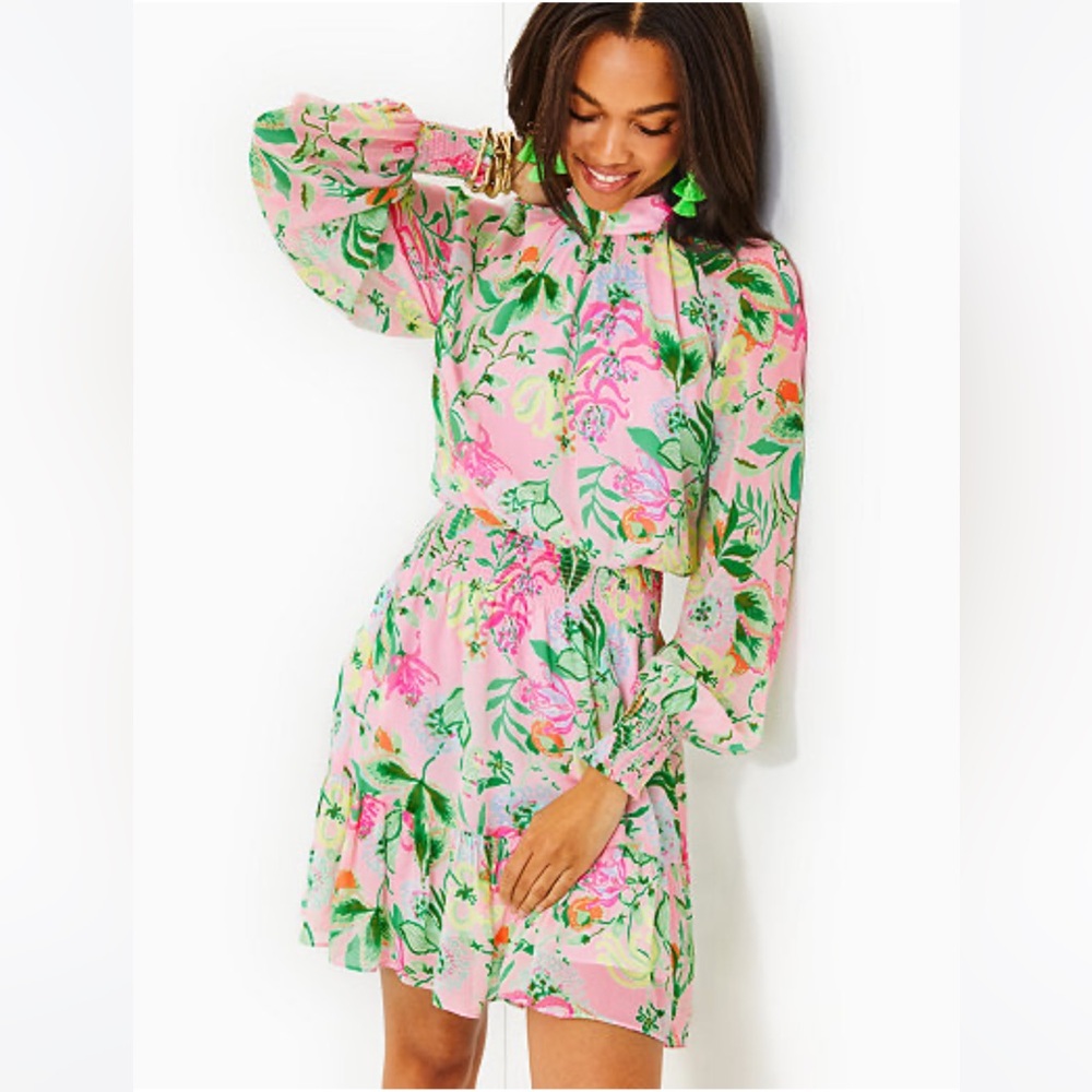 NWT Lilly Pulitzer Ellielynn Long Sleeve Dress